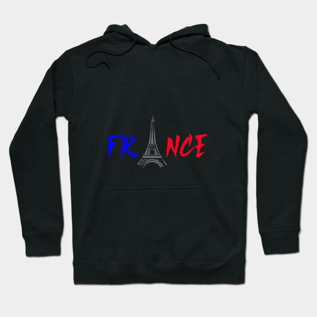 Eiffel  Tower Hoodie by focusLBdesigns